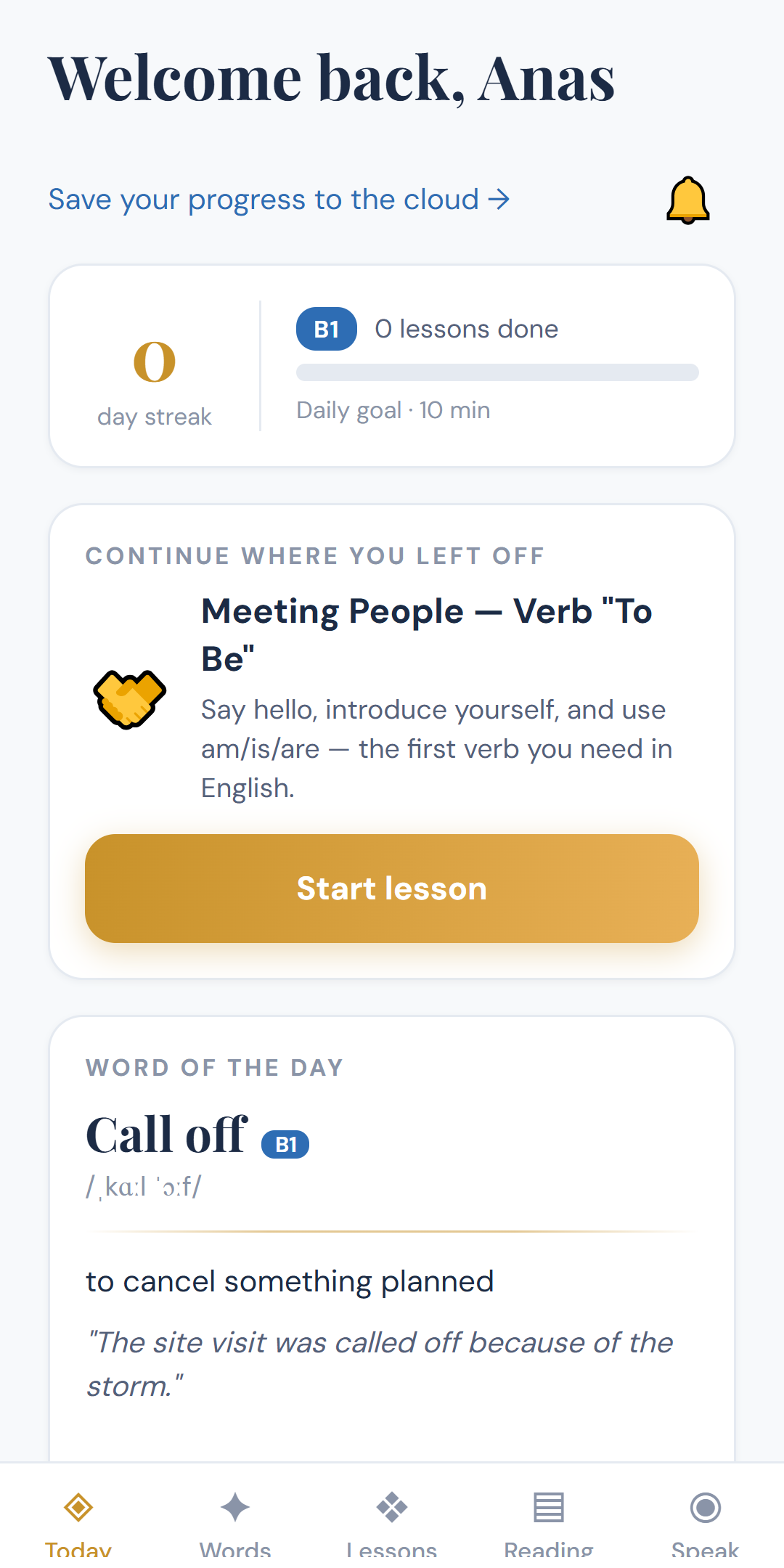 The Fluent Engineer app on Android